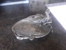 Antique Art Nouveau Tray/Dish Metal /Pewter Mermaid