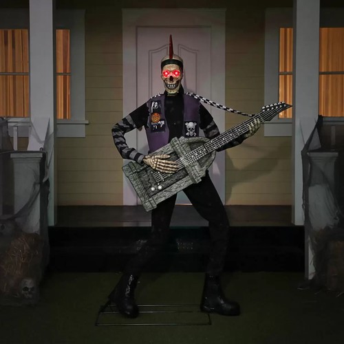 Halloween 6ft skeleton punk - halloween,