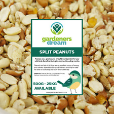 GardenersDream Split Peanuts - Fresh Premium Wild Bird Seed Garden Food Nut Feed