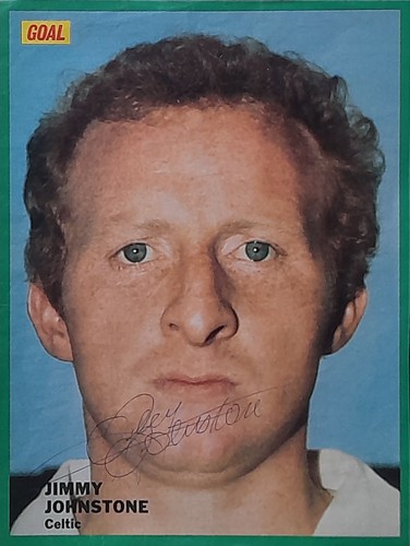Jimmy johnstone signed celtic - signed,