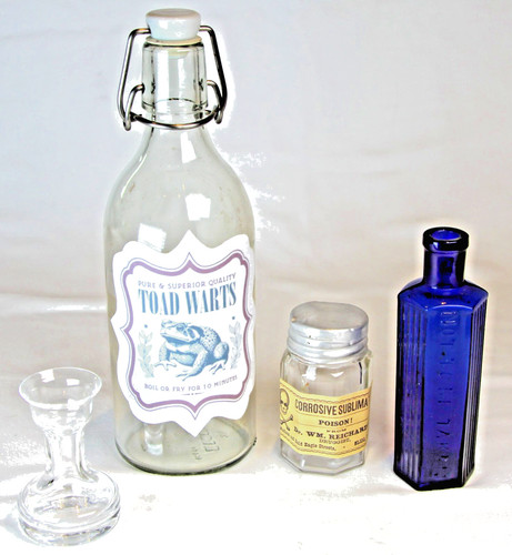 Antique cobalt blue poison - antique,