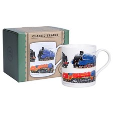 Classic Trains Mug Fine China Coffee Cup Flying Scotsman Mallard Stowe Steam