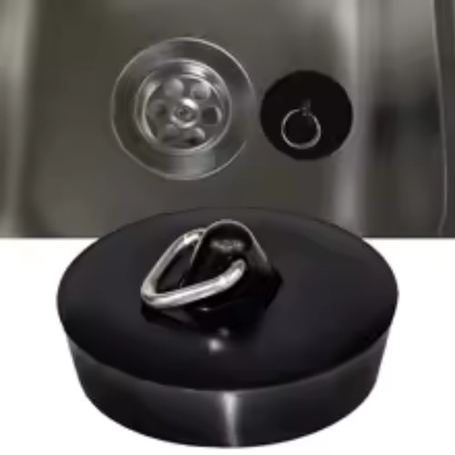 Rubber sink basin plug - basin,