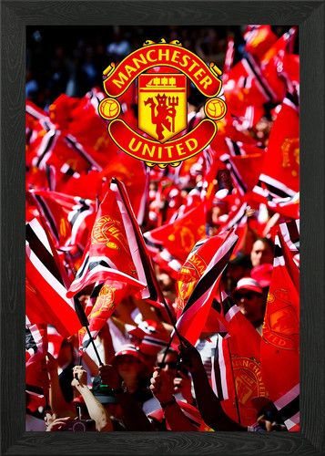 Manchester united fans framed - manchester,