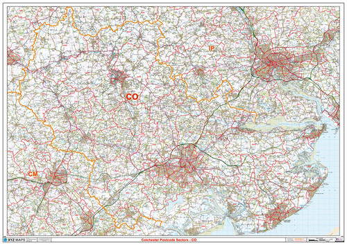 Map colchester co - (g50),