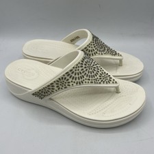 CROCS White Monterey Diamonte