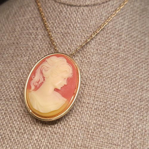 Vintage cameo solid perfume - vintage,