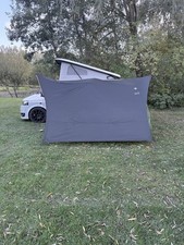 Stitches And Steel Trap Awning With two Poles, used a couple of times