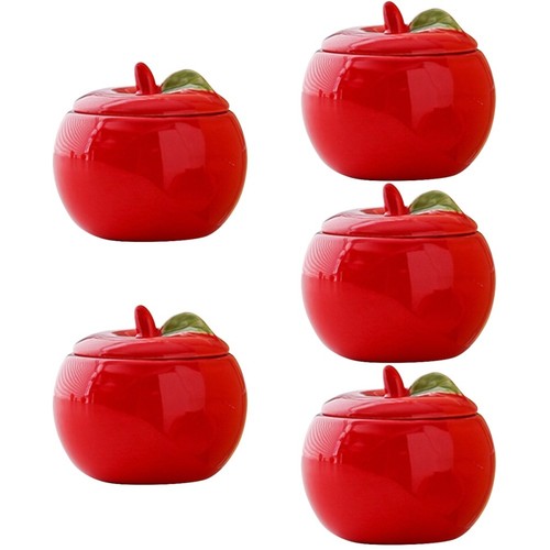 Red ceramic canister for - ceramic,