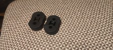 2x genuine Black rubber