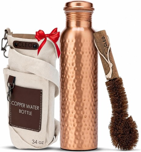 Copper water bottle oz - water, 32
