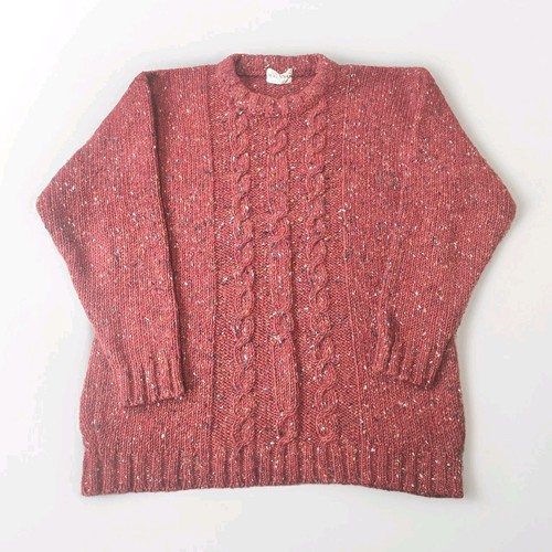 Vtg mckennas aran cable knit - mckennas,