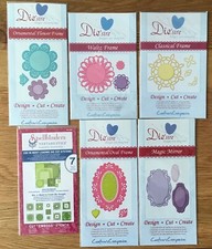 6 Die Cutters -  ( 5 Die sire + 1 Spellbinder)