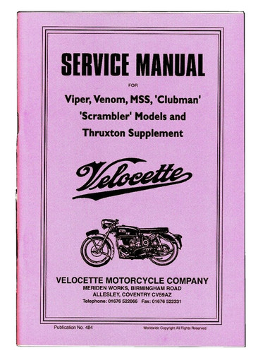 Velocette venom manual viper - venom,