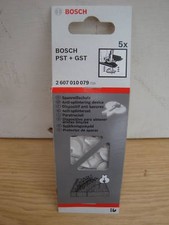 BOSCH 2607010079 JIGSAW ANTI SPLINTER INSERTS  x 5