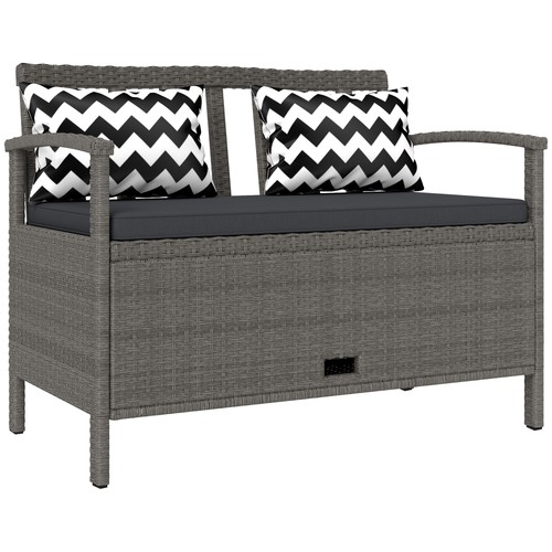 Outsunny 160l rattan garden - 160l,