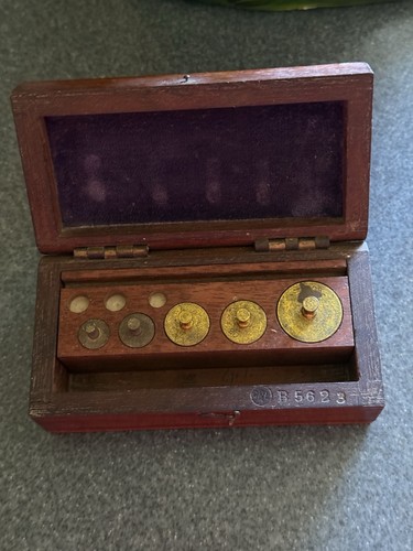 Vtg brass apothecary scale - apothecary,