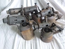 JOB LOT 5 Vintage Brass Blow Torch's Various makes Please see description