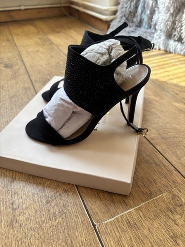 Black dimante lipsy - high, heels