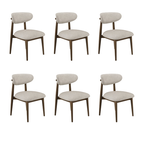 Set walnut and beige - set, of