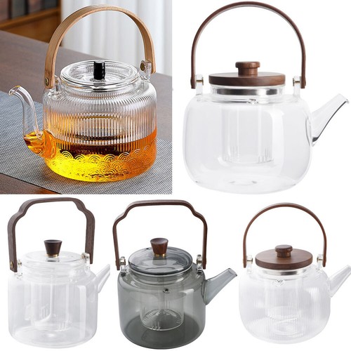 Heat resistant glass teapot - resistant,