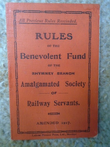 Rhymney branch society - rhymney,