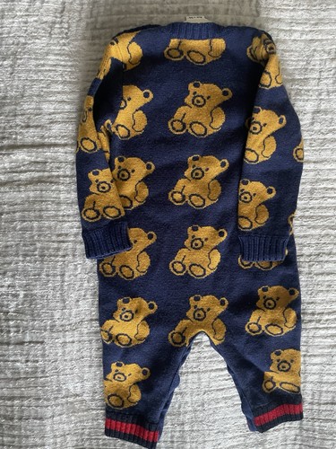 Gucci jacquard one piece blue - gucci,