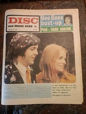Rare Beatles Disc &Music Echo issue 22 Mar 1969 Paul McCartney & Linda Wedding