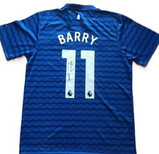 Hand Signed Thierno Barry Name & Number 11 Everton 2025/26 Home Shirt (1)