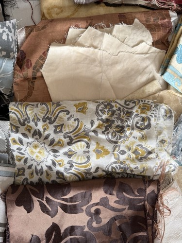 Designer fabric remnants - fabric, remnants/
