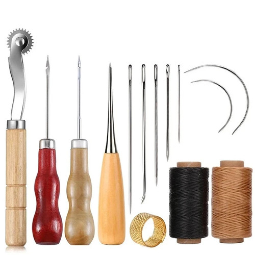 Leather craft sewing - leather, kit