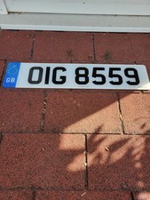 Dateless number plate oig - number,