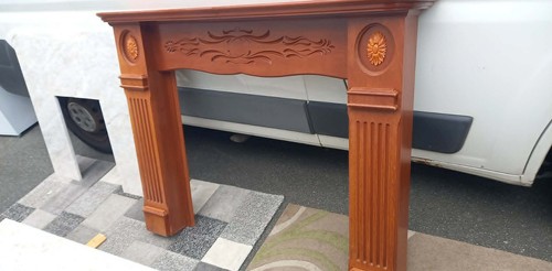 Wood fire surround - wood,