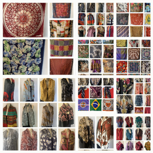 Job lot 108 - vintage, scarves