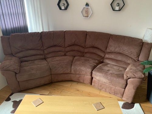 Dfs brown sofa - dfs,