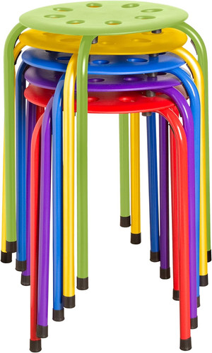 Colorful stacking stools - colorful, for