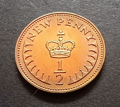 1973 decimal half penny 2p - 1973,