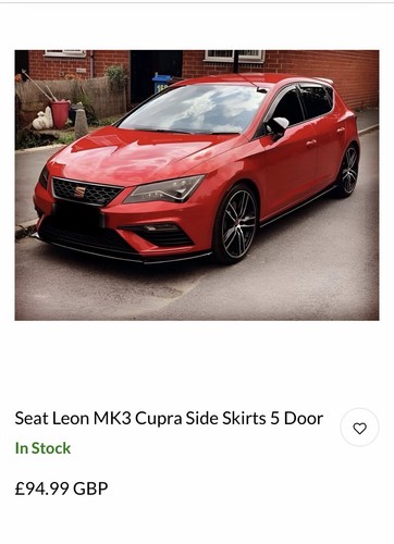 Side skirts for - skirts,