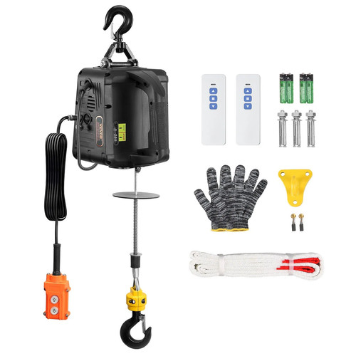 Electric hoist winch - 3-in-1,
