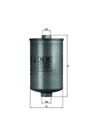 Fuel filter mahle fits audi - mahle,