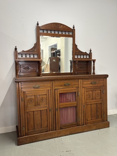 Antique carved sideboard - antique,