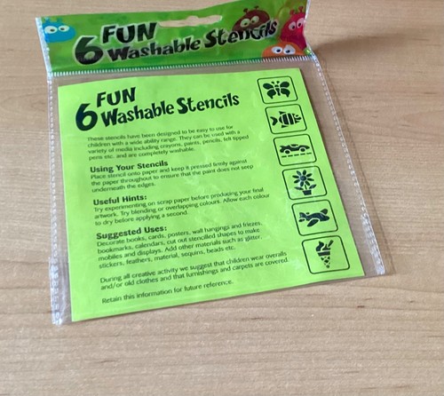 Crayons stencils plastic - crayons,, stencils,