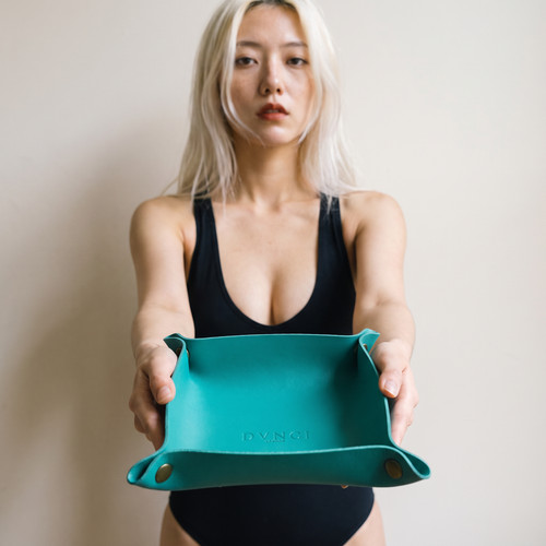 Celeste blue vegan nappa - blue,