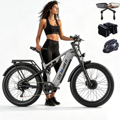 Electric bike fat tyre - 26",
