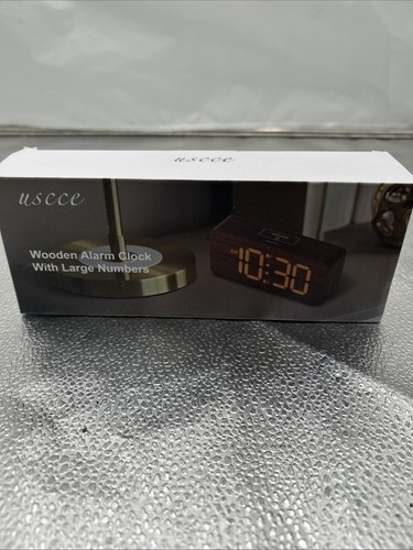 Wooden digital alarm clocks - wooden,