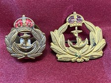 2 x WW1/2 RN Royal Navy Enamel