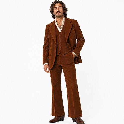 Vintage corduroy suit 44r - vintage,