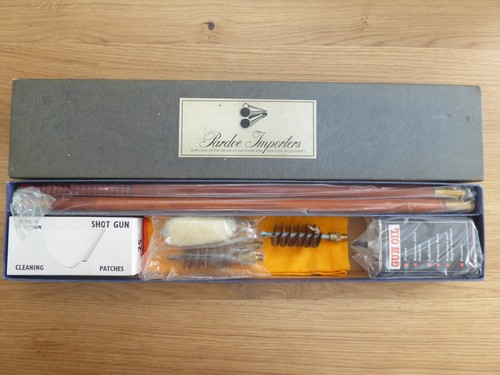 Vintage shotgun cleaning kit - shotgun,