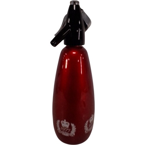1977 sparklets soda siphon - siphon, red