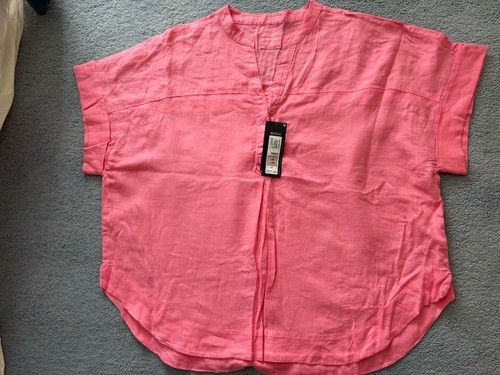 100 linen pink new with - 100%,